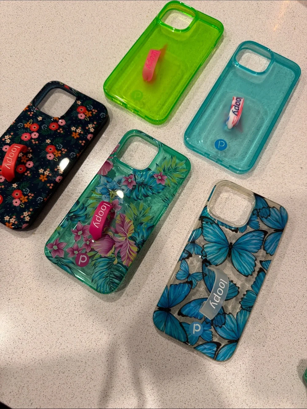 Lot of 5 Loopy cases for 13 pro max